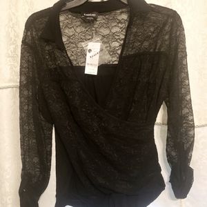 Bebe black dressy bodysuit